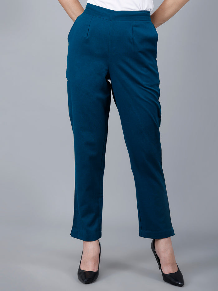 Rama Green Cotton Pants