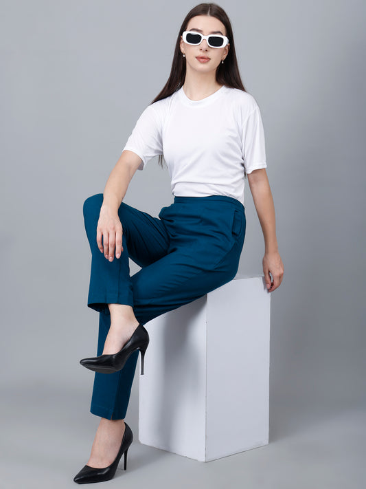 Rama Green Cotton Pants