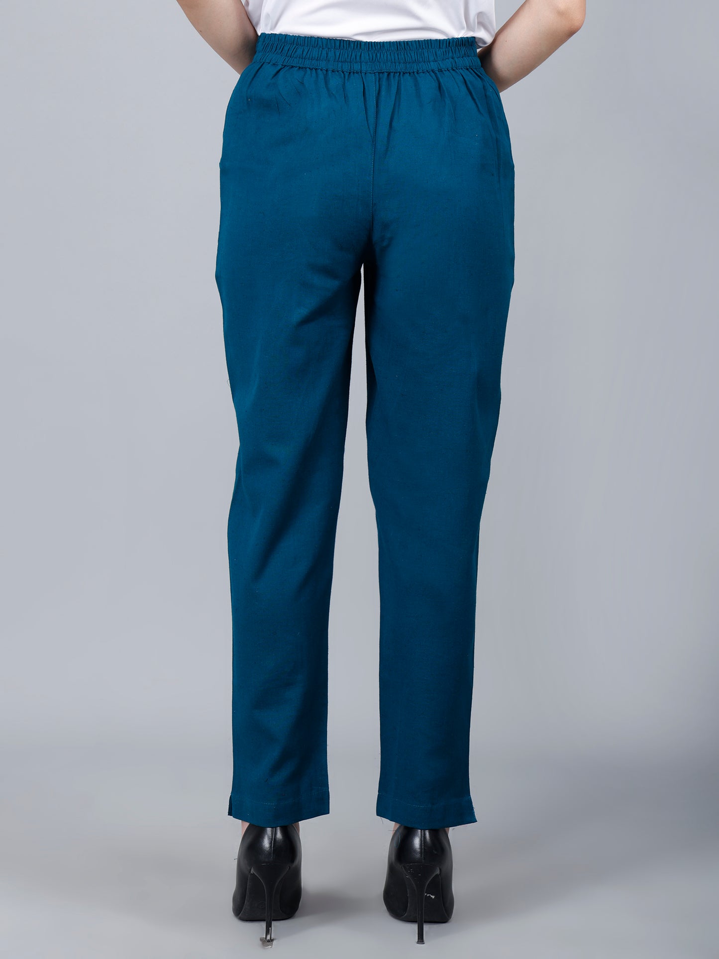 Rama Green Cotton Pants