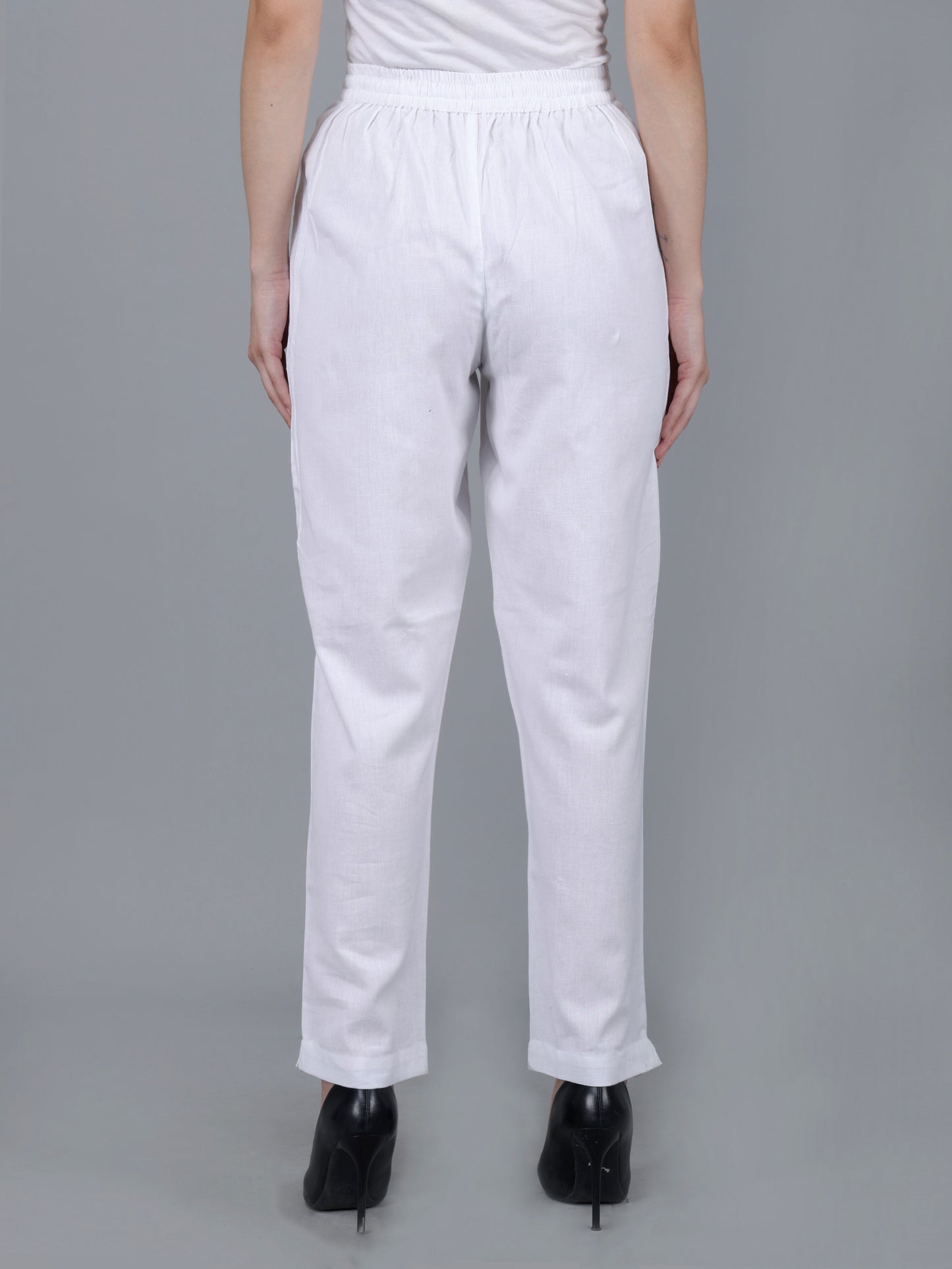 White Cotton Pants