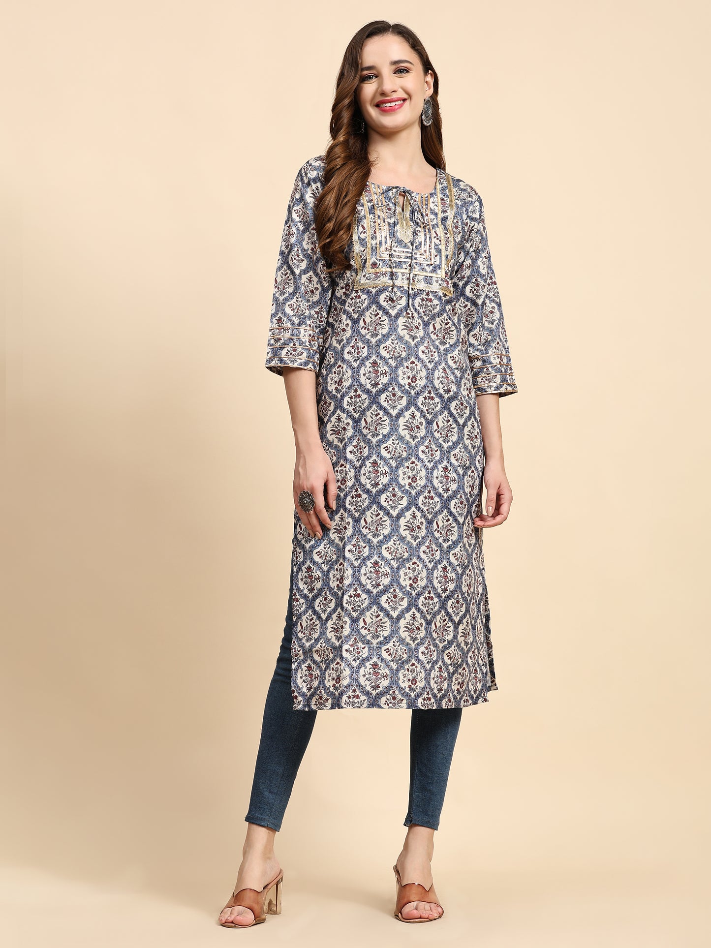 Printed Cotton Kurta
