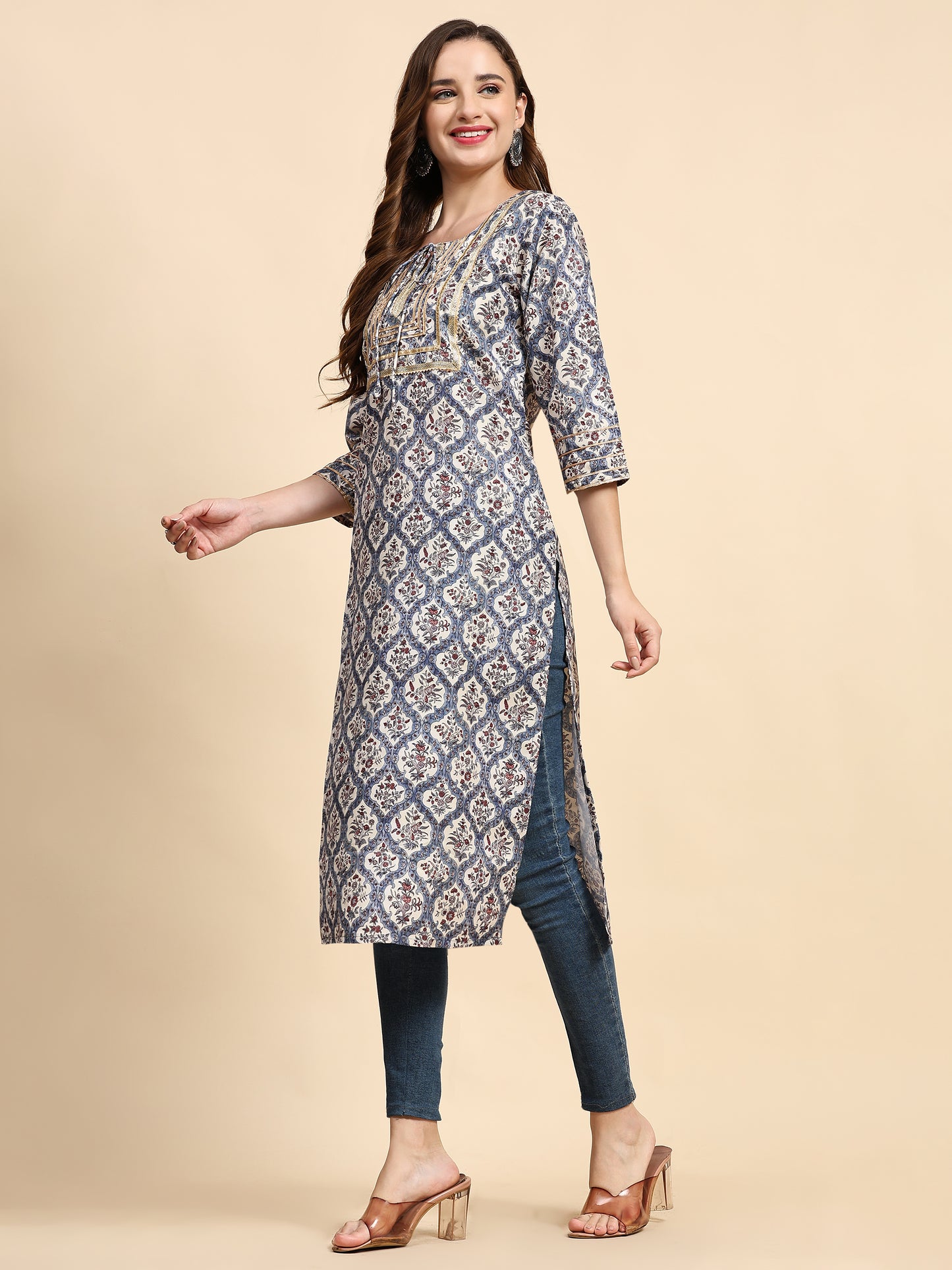 Printed Cotton Kurta