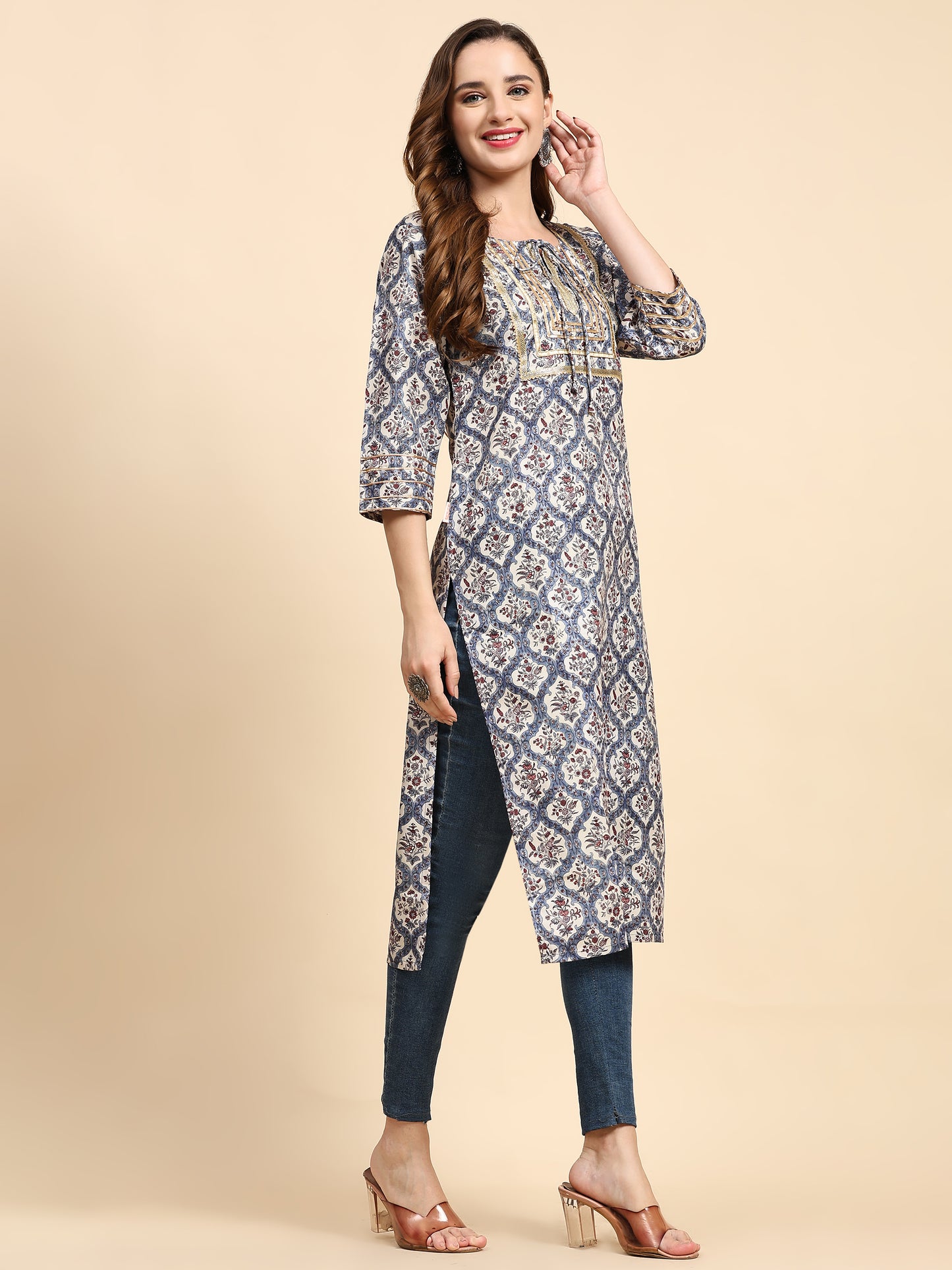 Printed Cotton Kurta