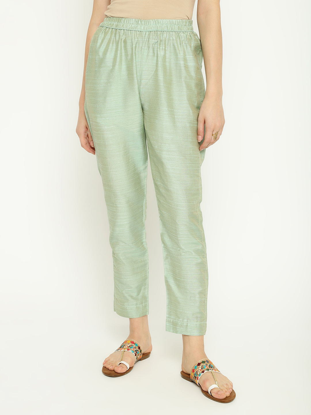 Embroidered Magic Cotton Kurta Pant Set with Dupatta